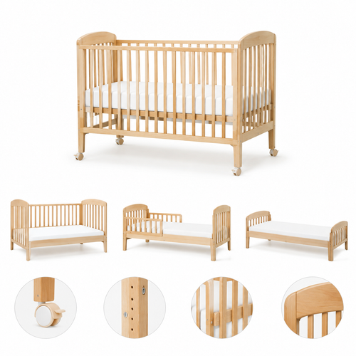 Convertible Grow-With-Me Crib - main product image