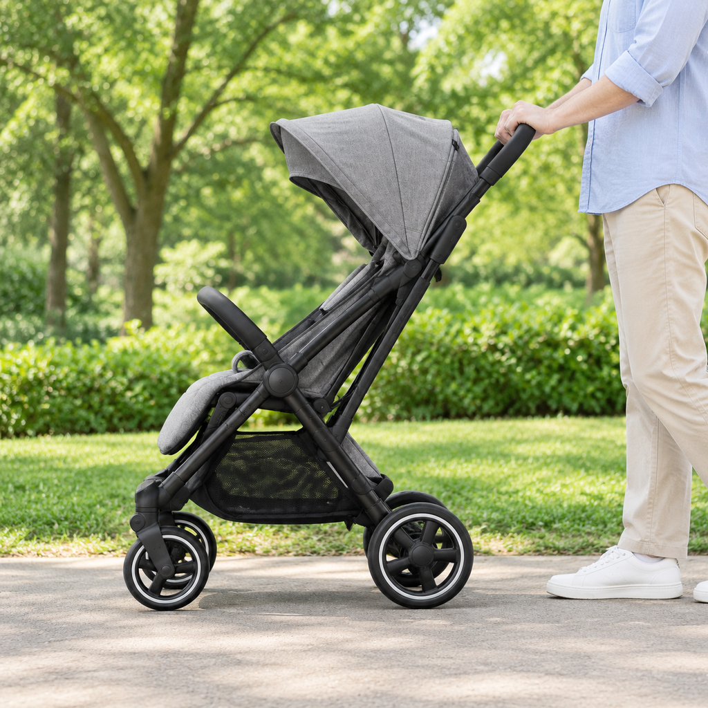 Compact Folding Travel Stroller - walk lifestyle