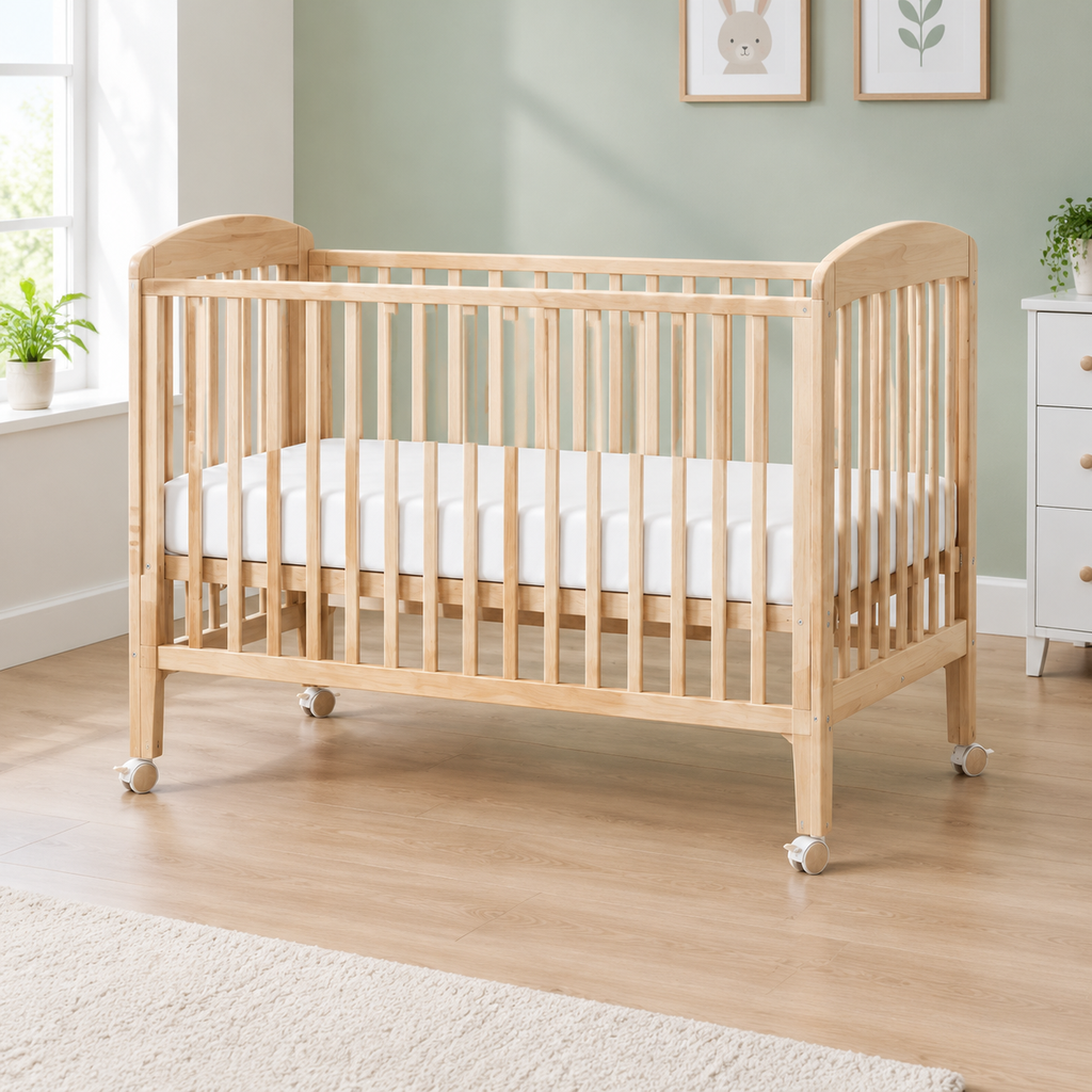 Convertible Grow-With-Me Crib - Bright nursery