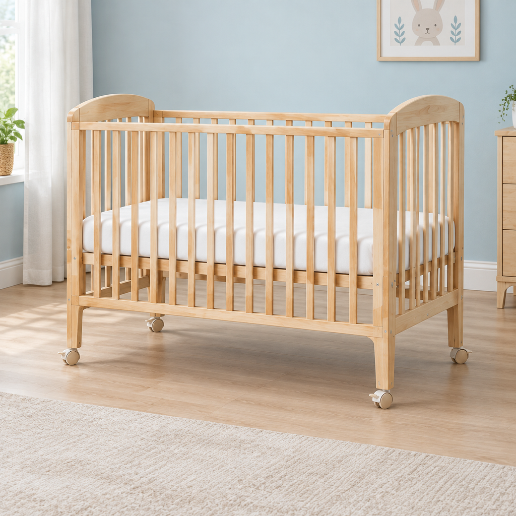 Convertible Grow-With-Me Crib - Airy nursery corner
