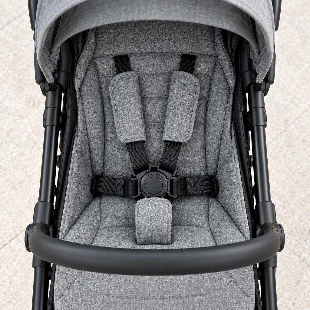 Fonsda compact folding travel stroller - Inside the seat