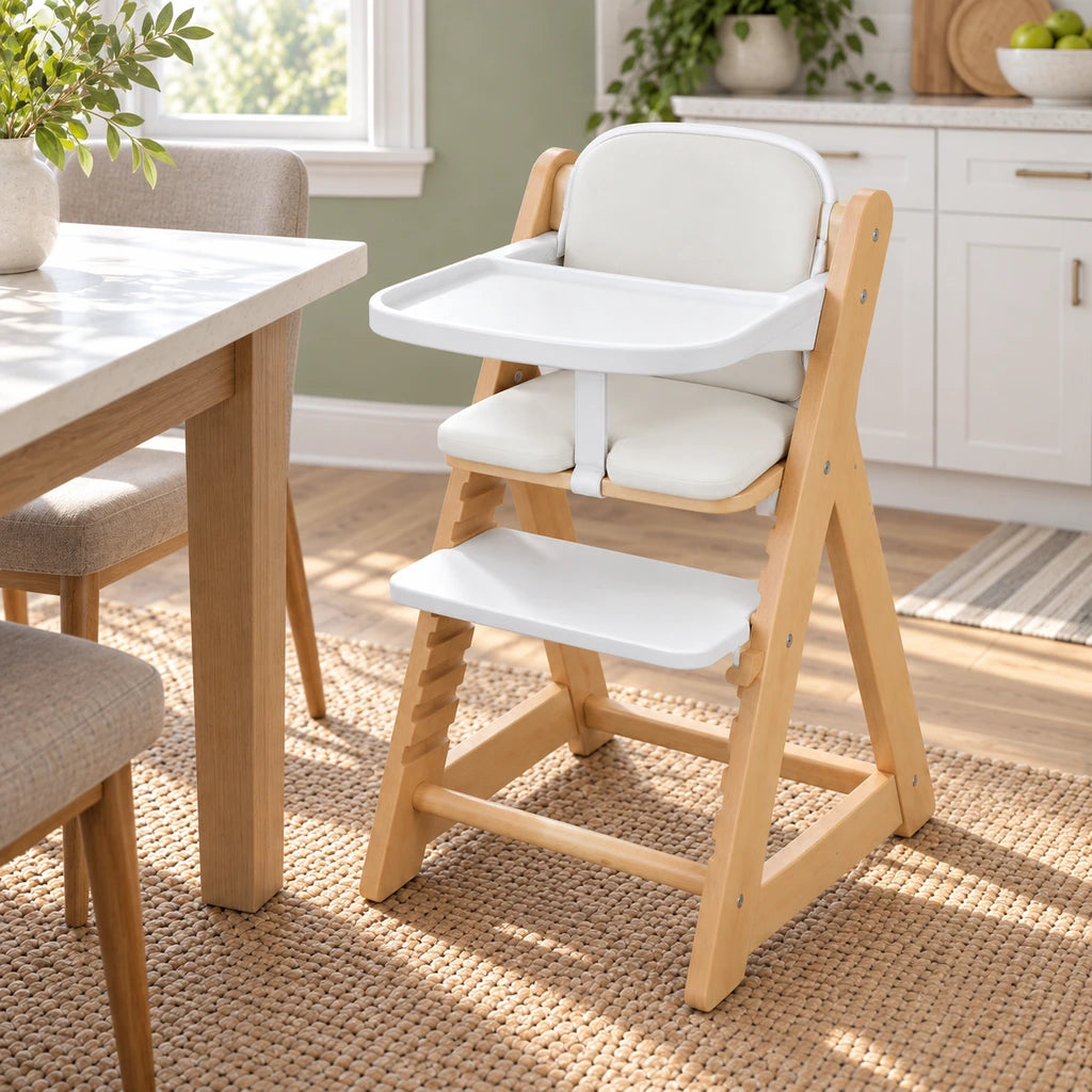 Fonsda grow with me high chair - At the family table